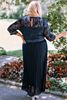 Picture of CURVY GIRL NAVY LACE DRESS